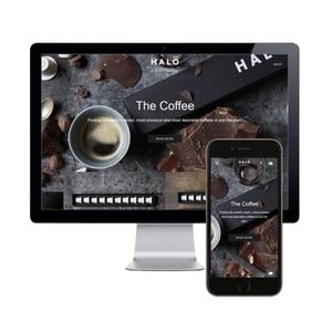 halo coffee case study for selling online by Yellow Pixel